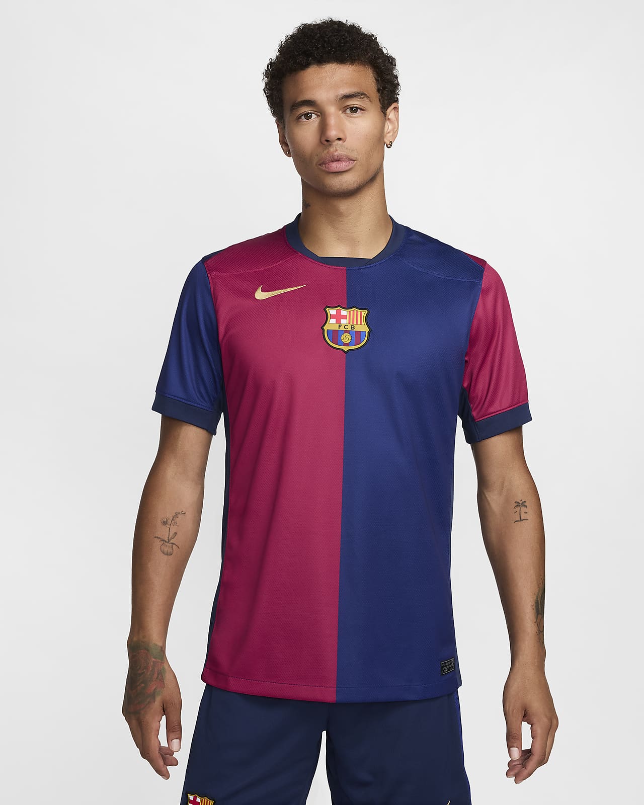 F.C. Barcelona 2024 25 Stadium Home Men s Nike Dri FIT Football Replica Shirt. Nike NL